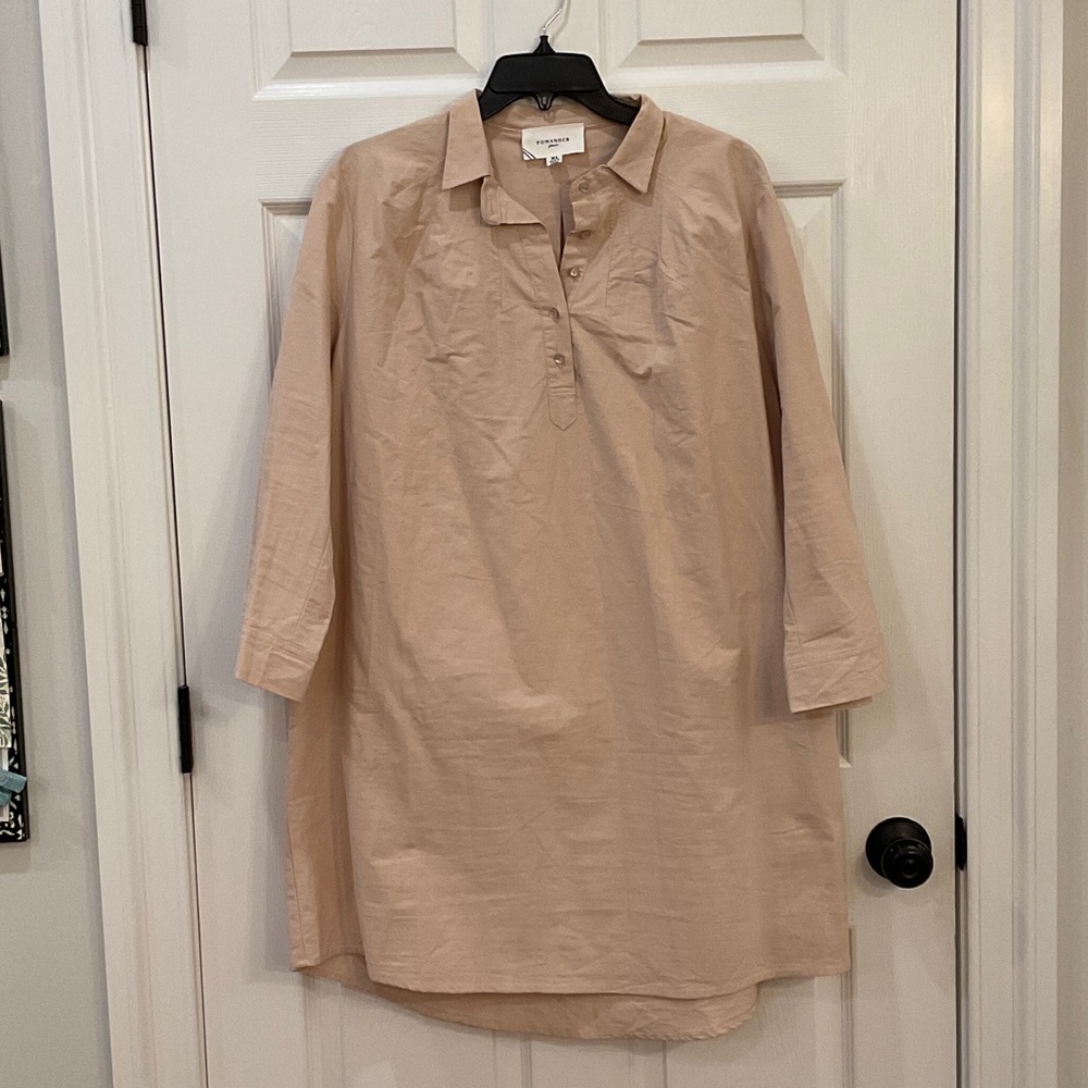 Tuckernuck Pomander Place Light Tan Polly Dress